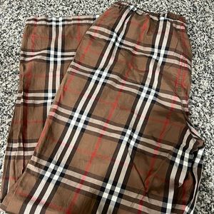 Gently used Burberry Pajama pants SIZE MEDIUM